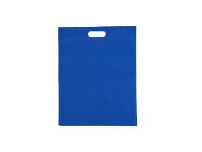 Blue Die-cut handle bag 30 x 40